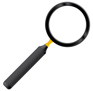 Photo of magnifying glass